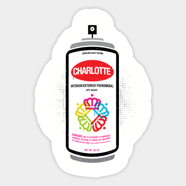 Charlotte Street Art Sticker by Mikewirthart